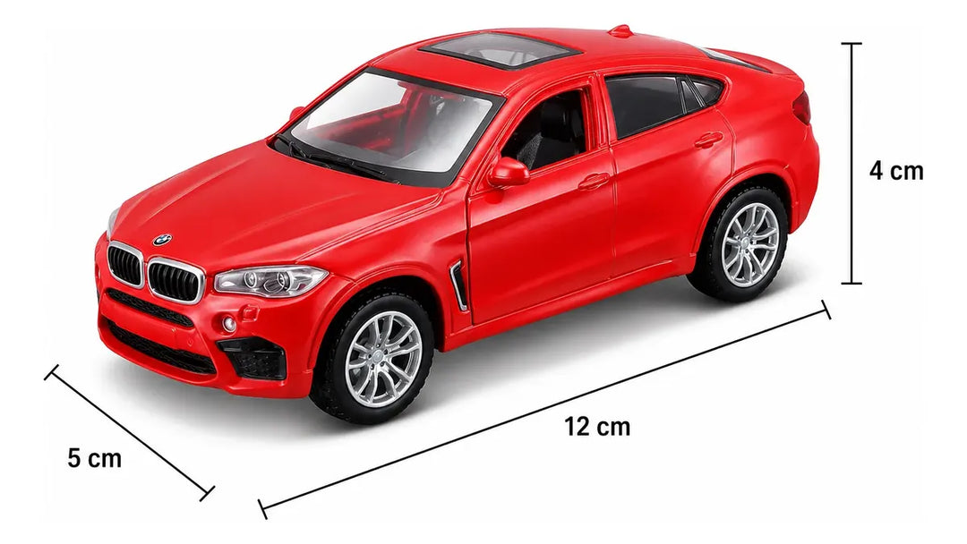 Carro Escala Coleccionable Bm6 X6m Rojo