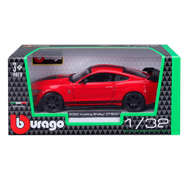 Carro Coleccionable A Escala 1/32 Mustang Sheby Gt500 Rojo