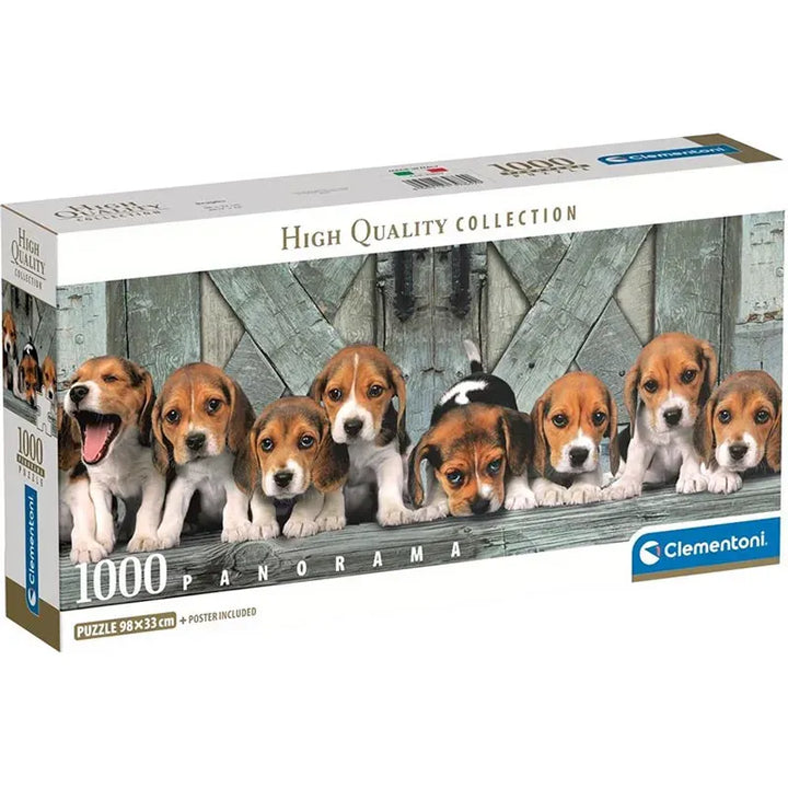 Rompecabezas 1000 Piezas Cachorros Panorama Clementoni