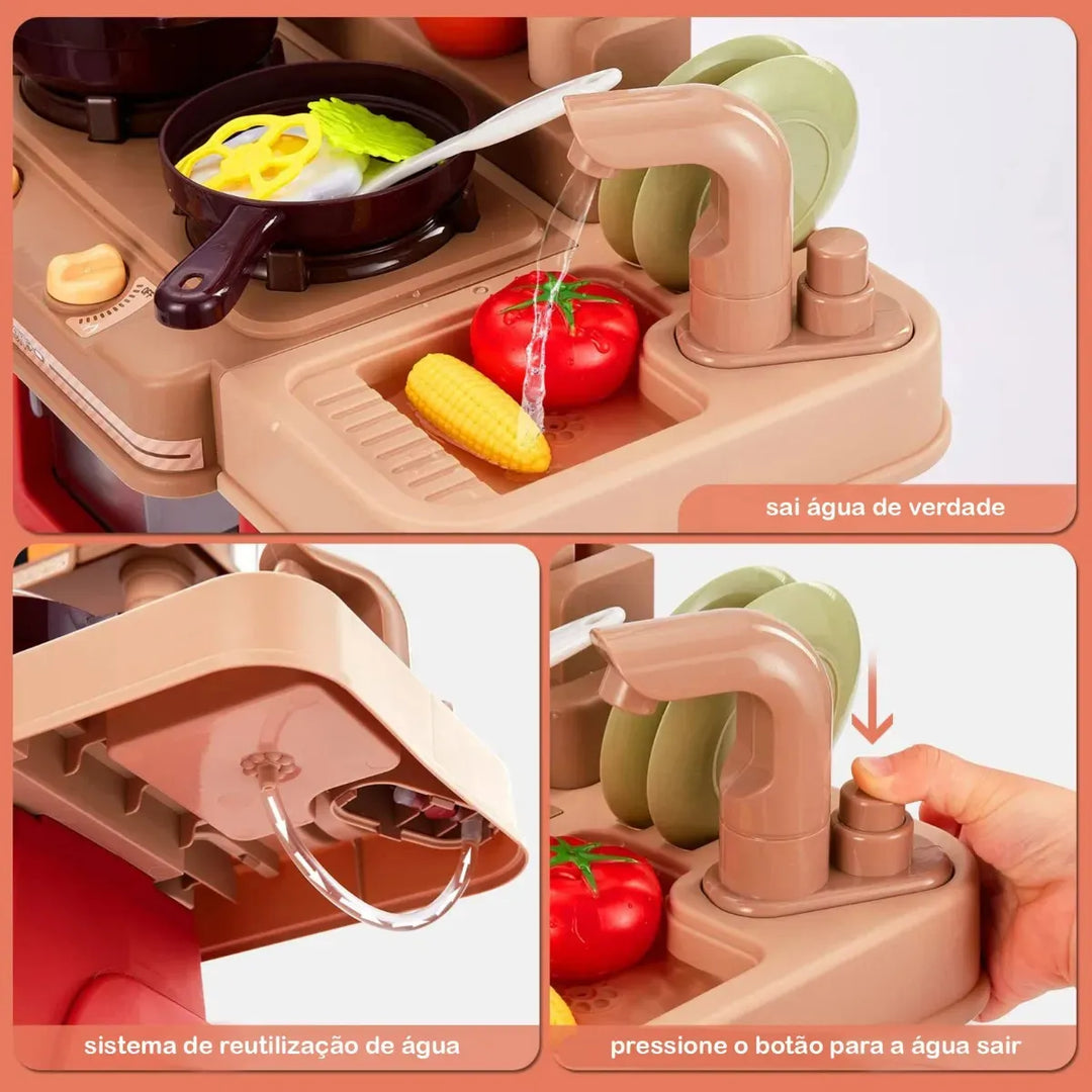 Juguete Cocina Con Luces Y Sonidos Para Niños