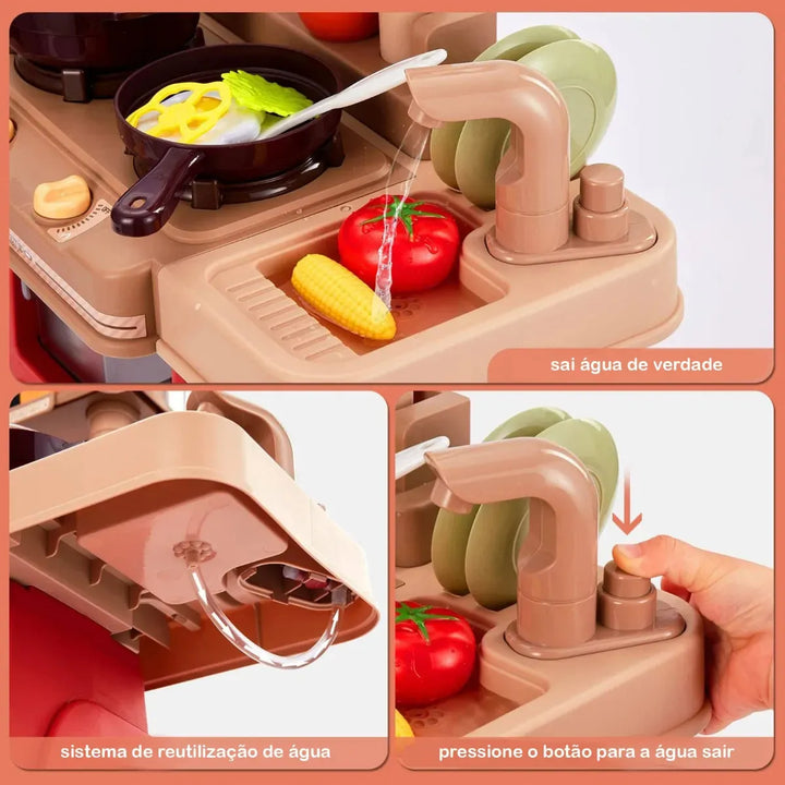 Juguete Cocina Con Luces Y Sonidos Para Niños
