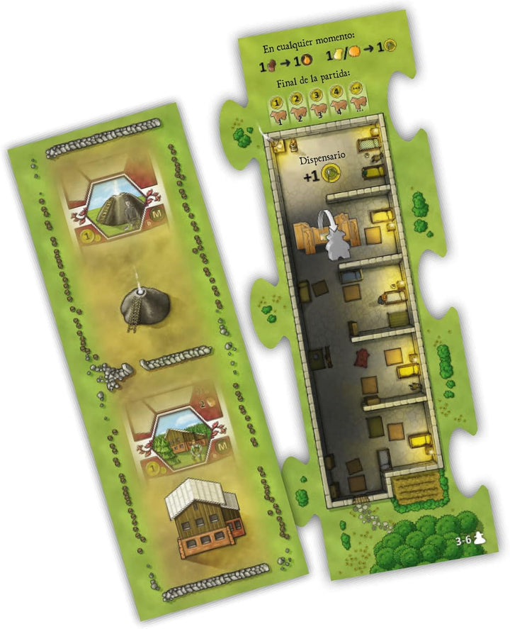 Juego De Mesa Agrícola Bosques Y Cenagales Expiación Niños