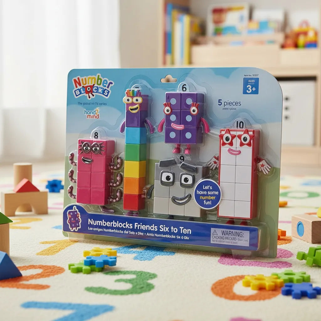 Juego Figuras Numberblocks Del 6 Al 10 Niños