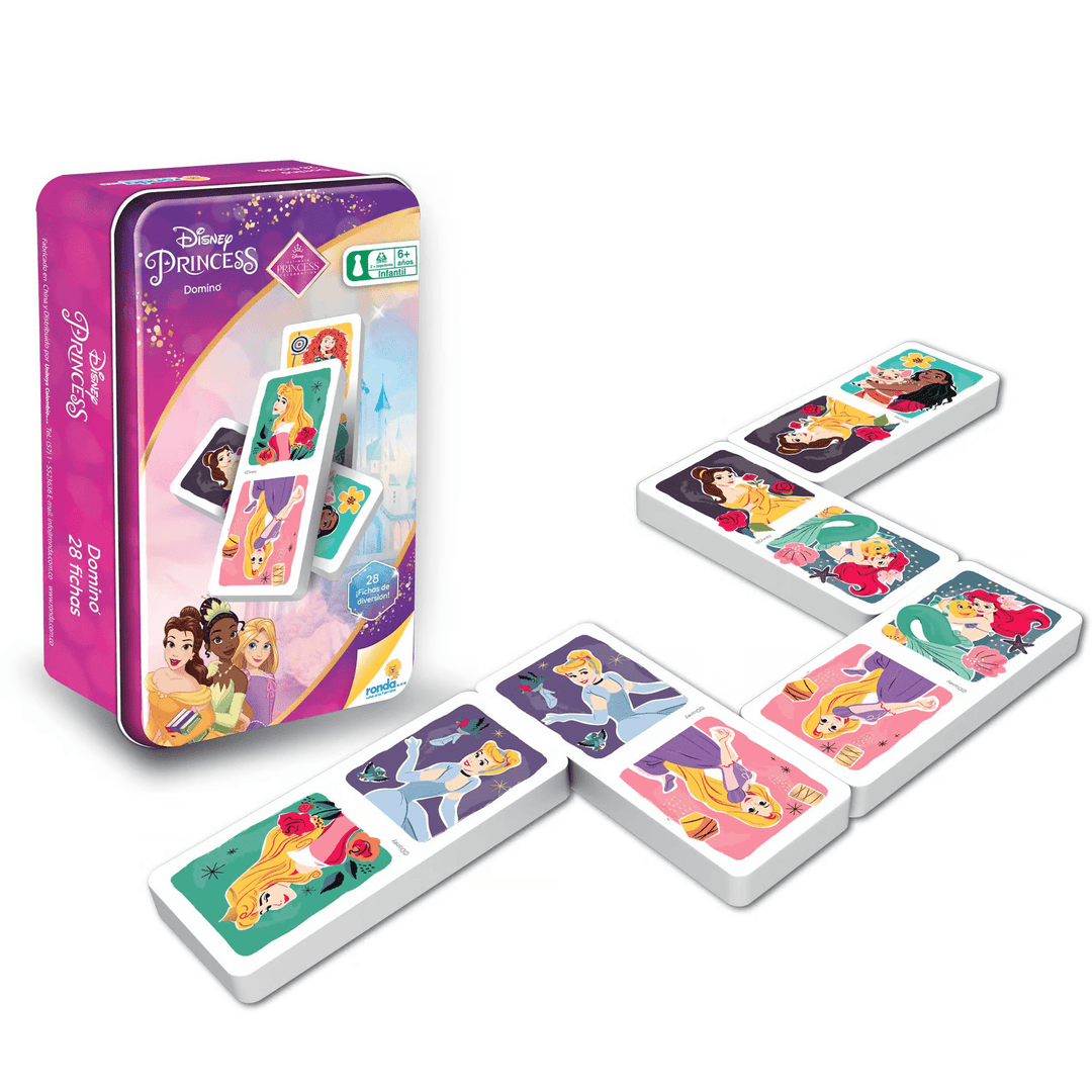 Juego De Mesa Domino princesas Disney Familia Niños