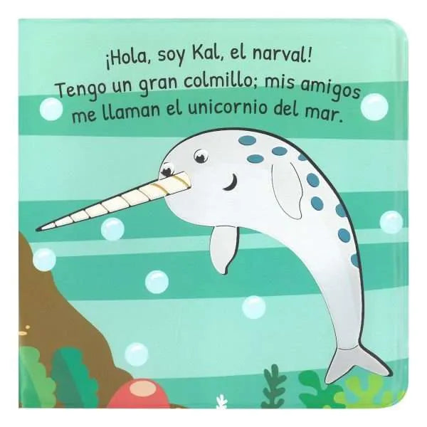 Libro Ilustrado Hora Del Baño Animales Marinos Para Niños