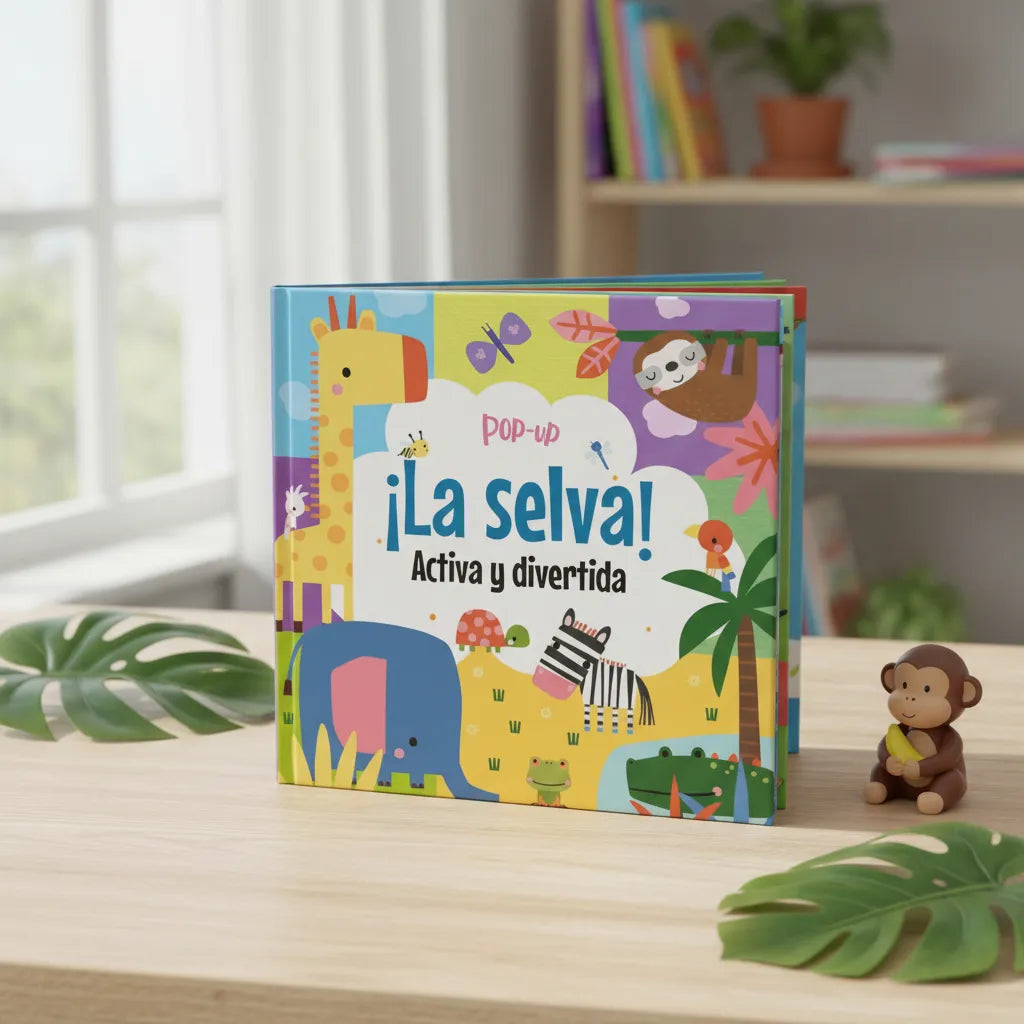 Libro La Selva Activa Y Divertida Pop-up Para Niños