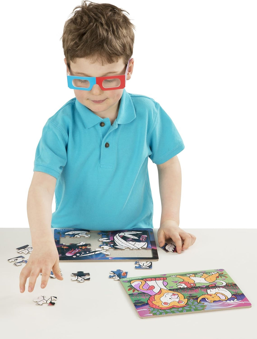 Rompecabezas Didáctico 3d Safari Y Océano Para Niños