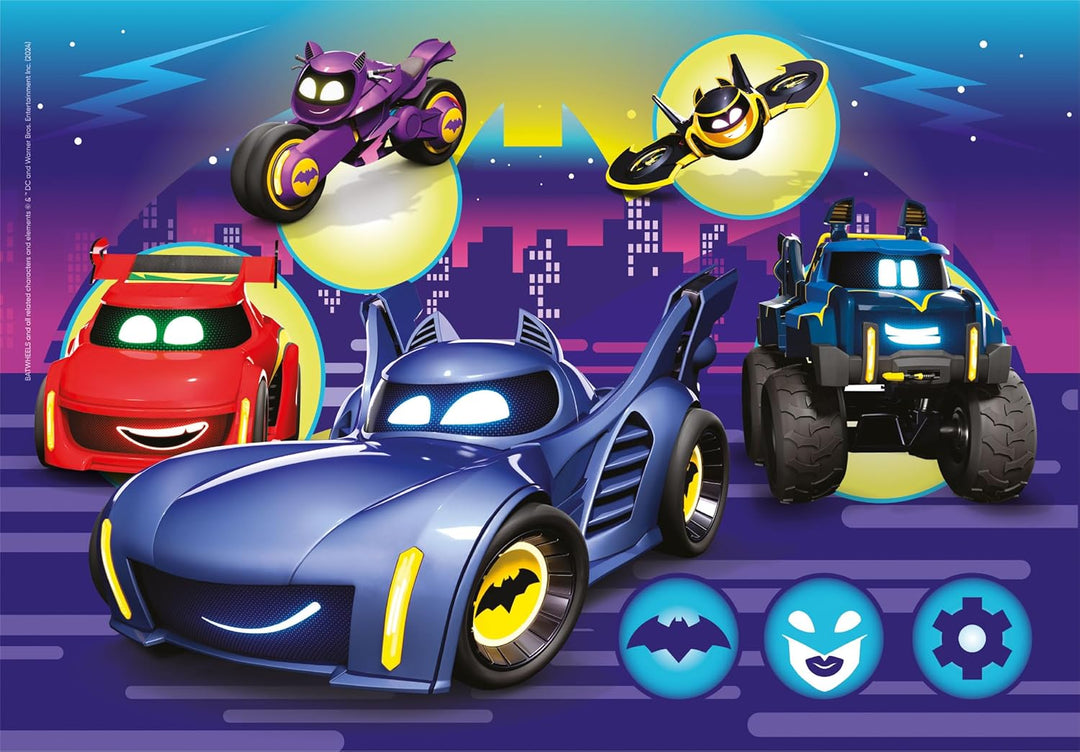 Rompecabezas 2x20 Piezas Batwheels Niños