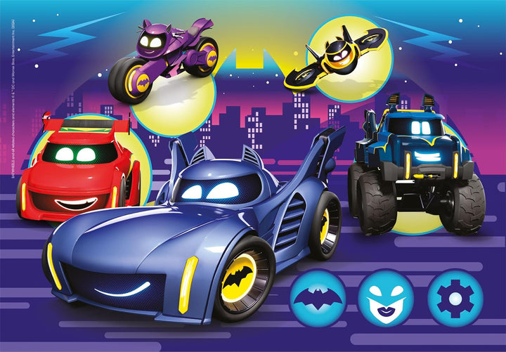 Rompecabezas 2x20 Piezas Batwheels Niños