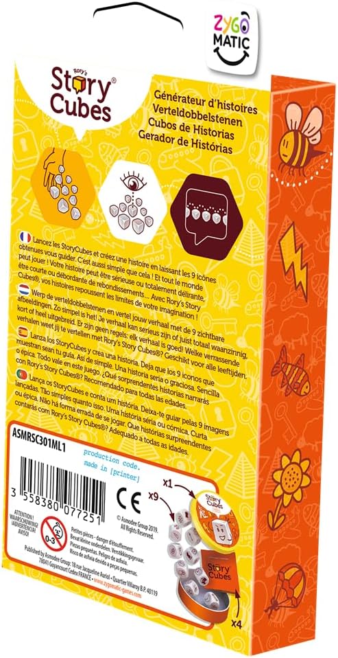 Juego De Mesa Juego Story Cubes Dados Crear Historias Niños