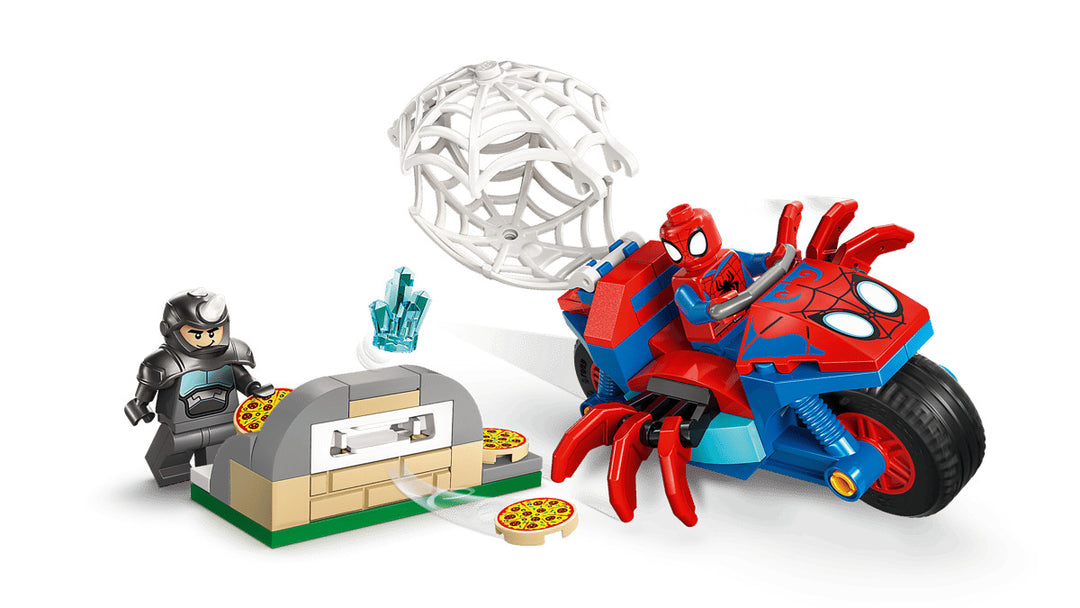 Juego Construcción Marvel Spidey Vs Rhino Moto Lego Original