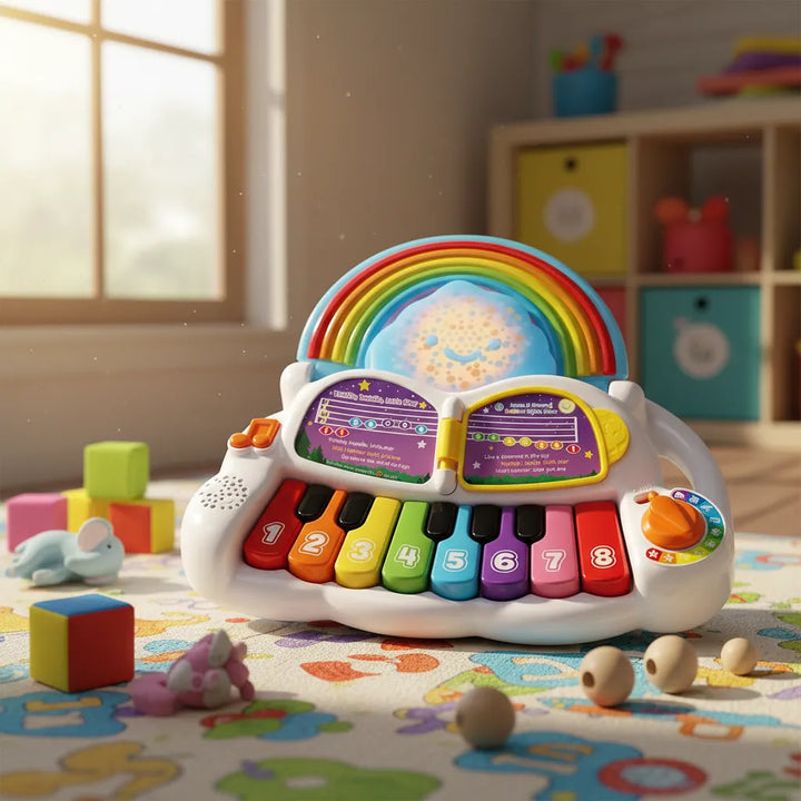 Juguete Piano Arcoíris Musical Para Niños