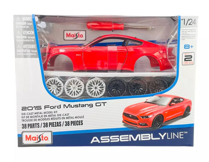 Carro A Escala Ford Mustang Para Ensamblar