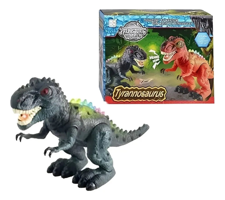 Dinosaurio T-Rex Luces Sonido Y Movimiento