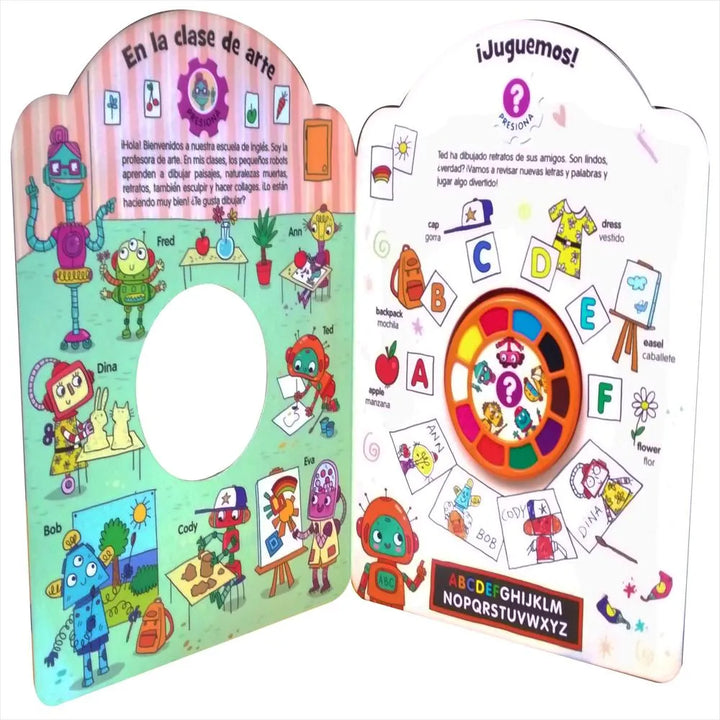 Libro Educativo Aprende El Abc Con Ted niños