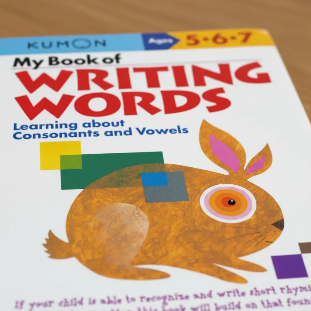 Libro Didáctico Kumon My Book Of Writing Words Niños
