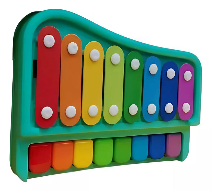 Juguete Musical Didáctico Xilófono 2 En 1 Para Niños