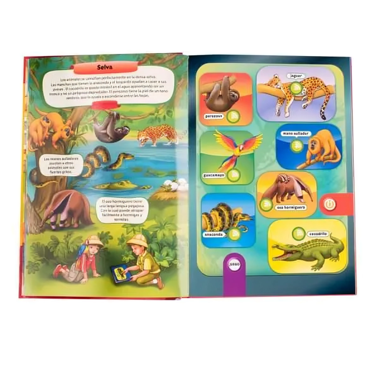 Libro Didáctico El Mundo De Los Animales Sonidos Niños