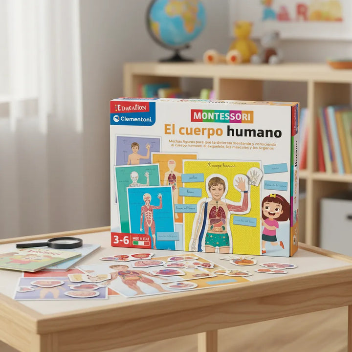 Juego Montessori El Cuerpo Humano Para Niños