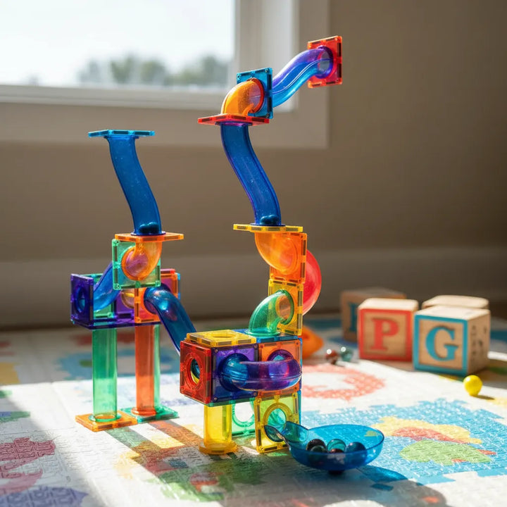 Juego Laberintos Magnéticos 91 Piezas Para Niños