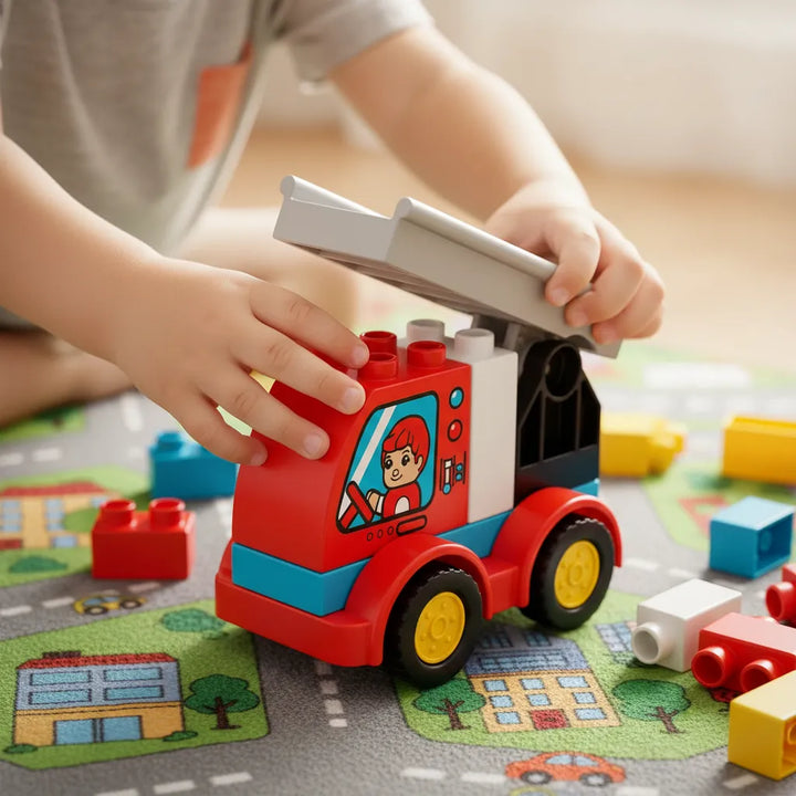 Juego camión Bombero Armable 9 Piezas Niños