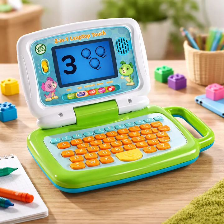 Juguete Laptop 2 En 1 Pantalla Táctil Para Niños