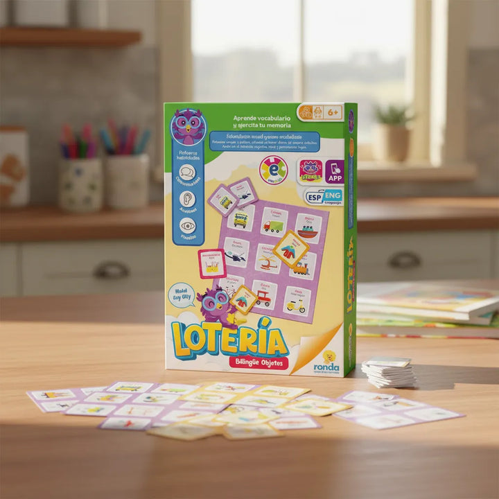 Juego Didactico Loteria Bilingue Ronda