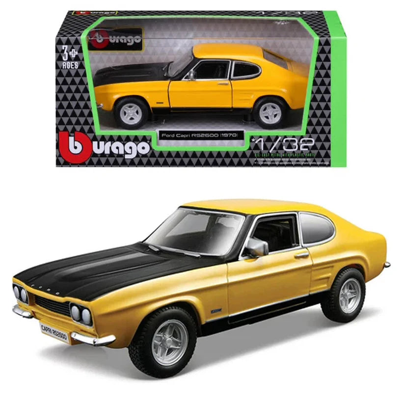 Carro Coleccionable A Escala 1:32 Ford Capri Rs2600 Amarillo