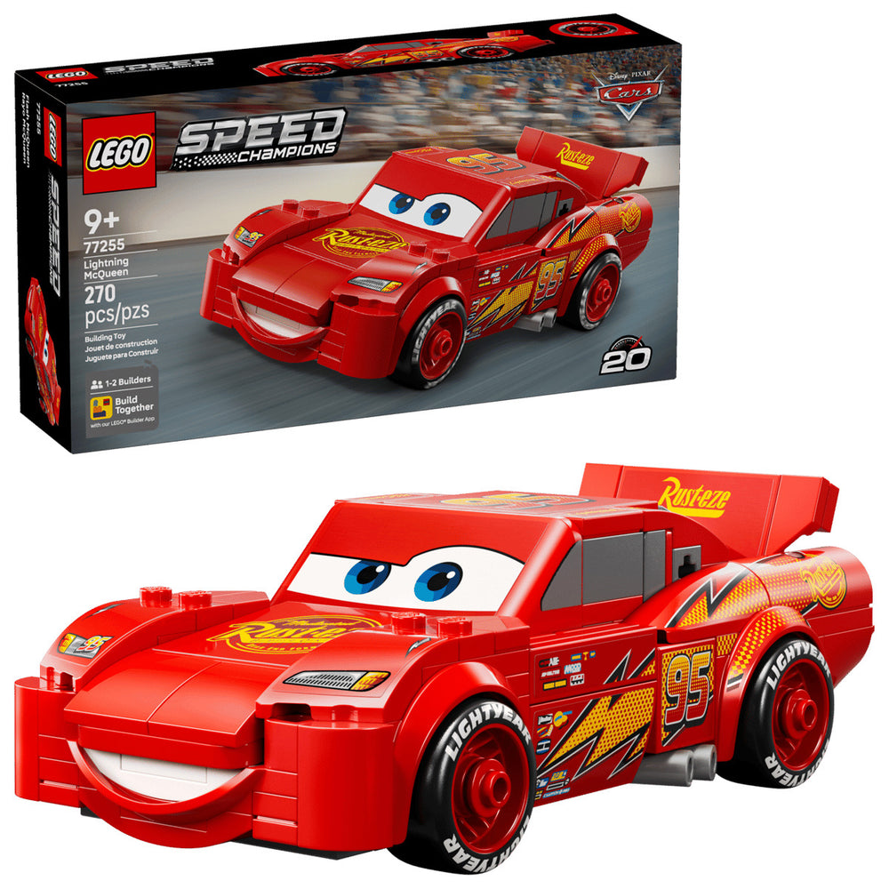 Juego Construcción Rayo Mcqueen 270 Piezas Lego Original