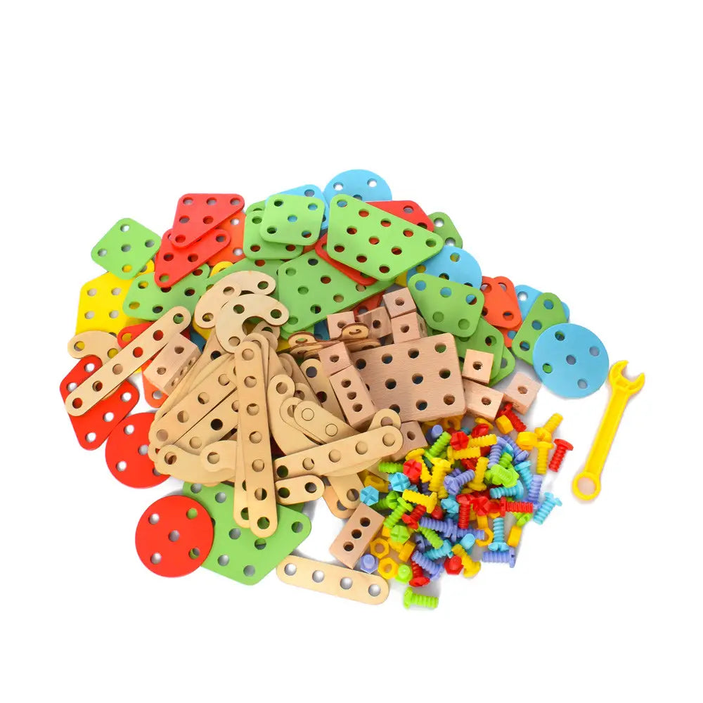 Juego Ensamblaje Motricidad Madera Niños