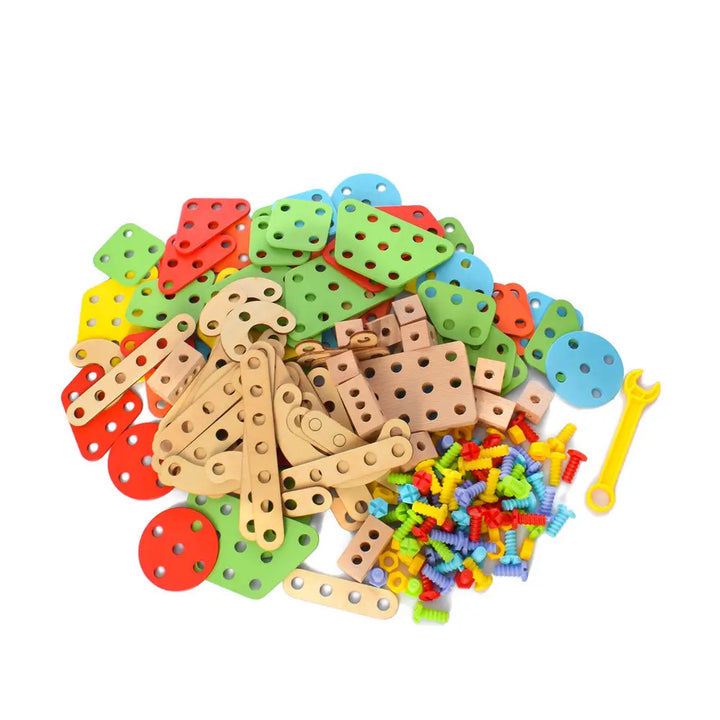Juego Ensamblaje Motricidad Madera Niños