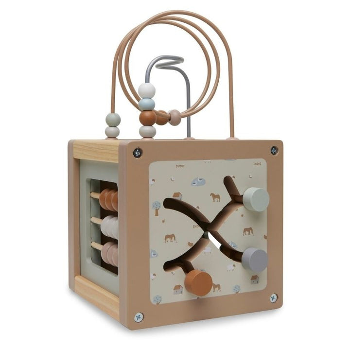 Cubo Didáctico De Actividades De Madera Para Niños