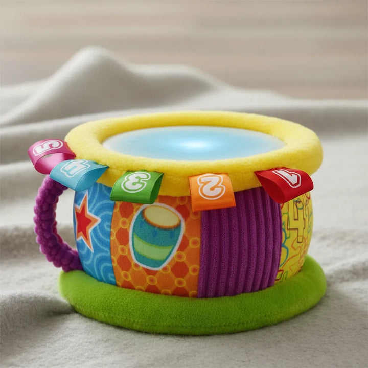 Juguete Tambor Bilingüe Luces Para Bebés