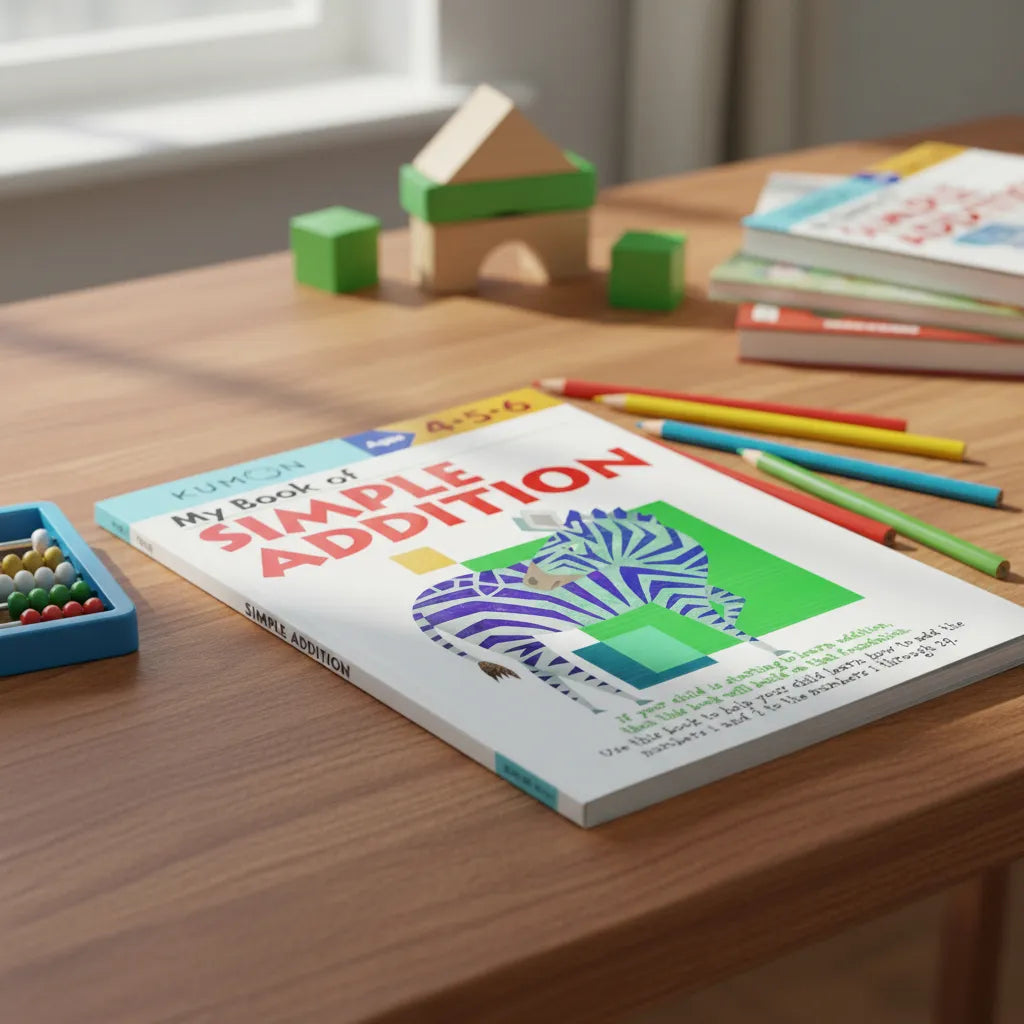 Libro Didáctico kumon  My book of simple addition Para Niños