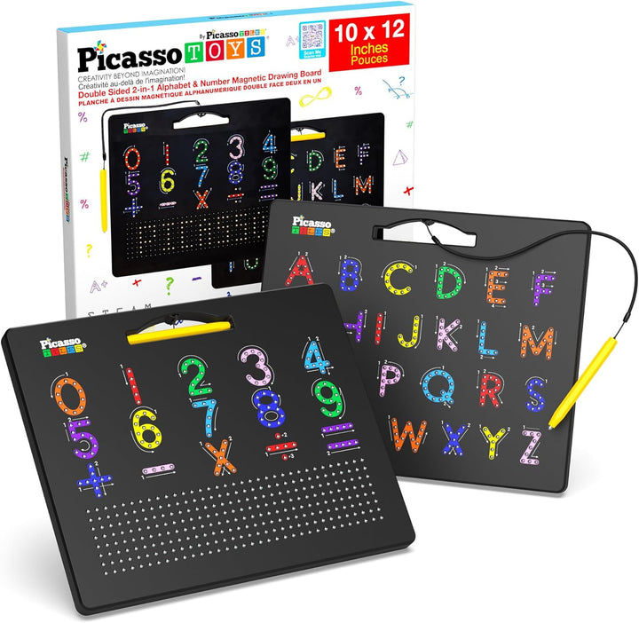 Tablero De Dibujo Magnético 2 En 1 Para Niños