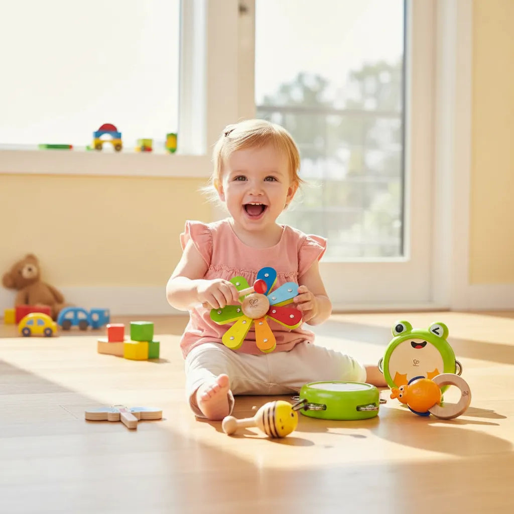 Juego Set Musical 5 En 1 En Madera Para Niños