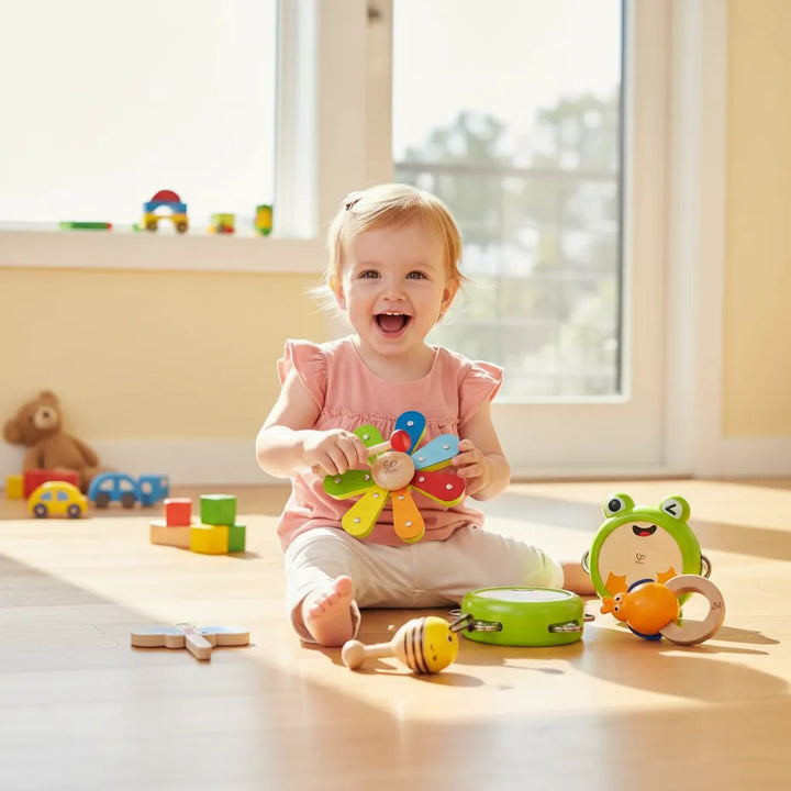 Juego Set Musical 5 En 1 En Madera Para Niños