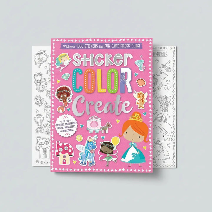 Libro De Actividades Sticker Color Create