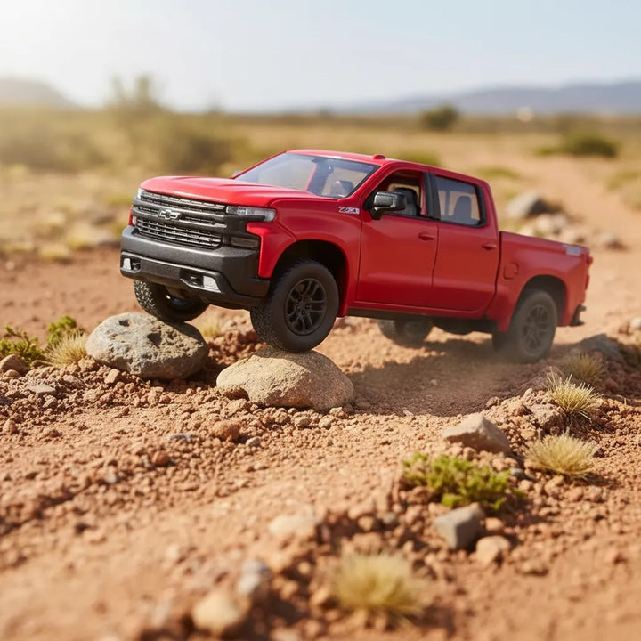 Carros Coleccionable 1/36 Chevrolet Silverado Z71 Rojo