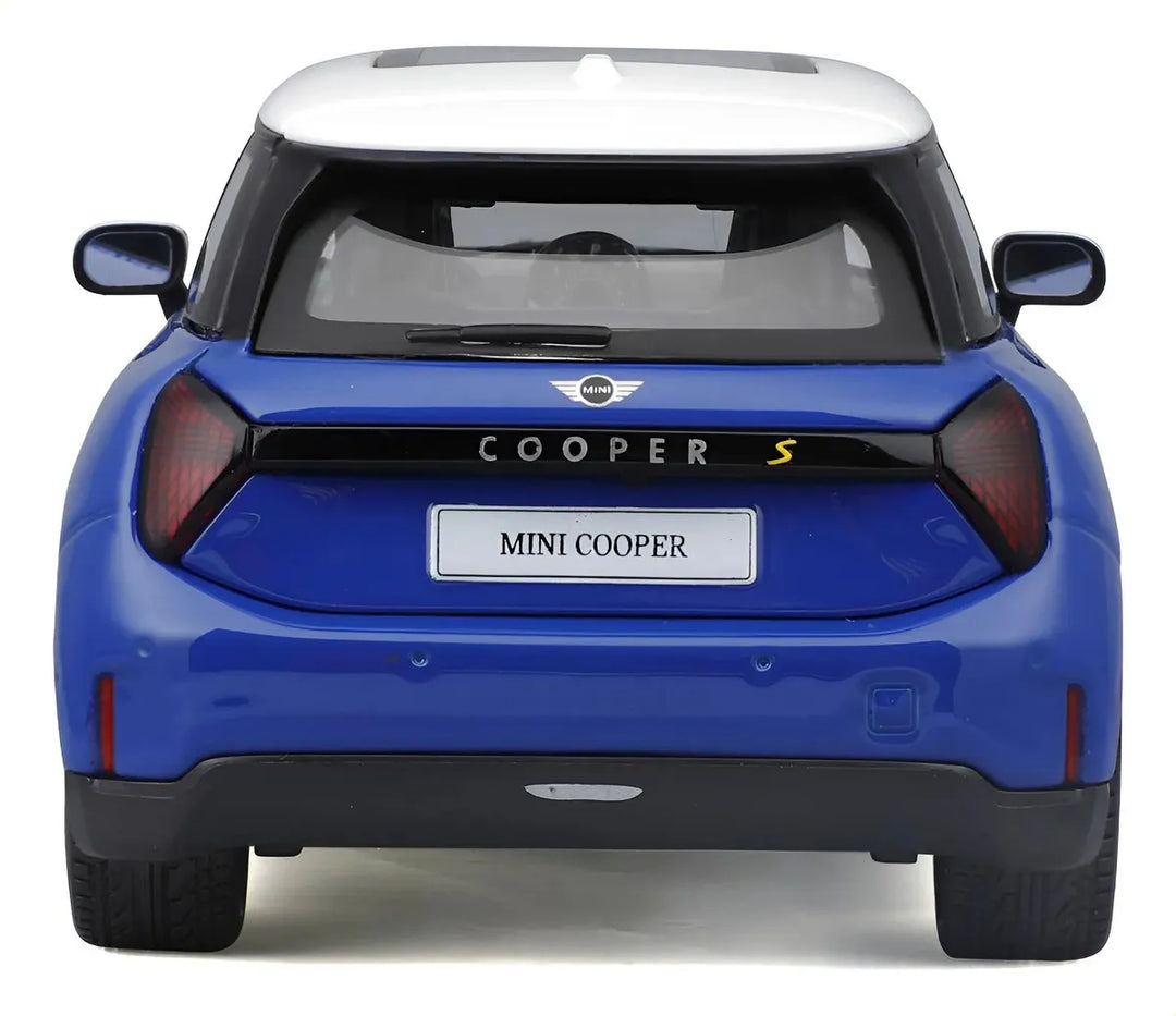 Carro Coleccionable A Escala 1/36 Mini Cooper Se Azul