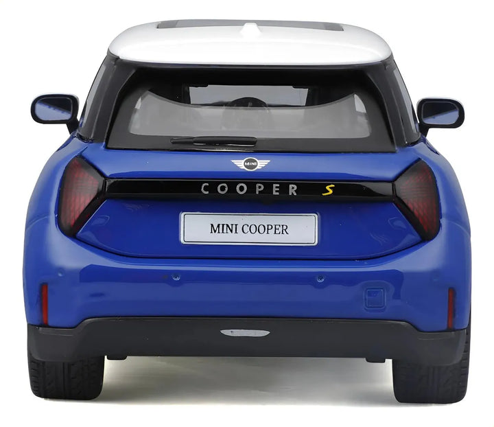 Carro Coleccionable A Escala 1/36 Mini Cooper Se Azul