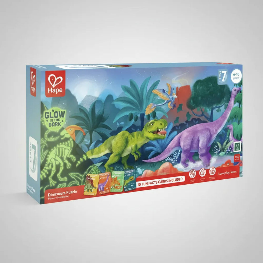 Rompecabezas Gigante De Dinosaurios 200 Piezas