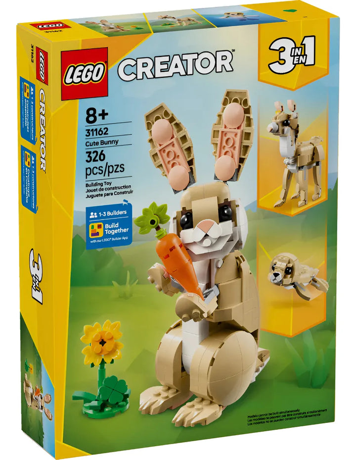 Juego lego Conejito Tierno 3 En 1 Lego Niños