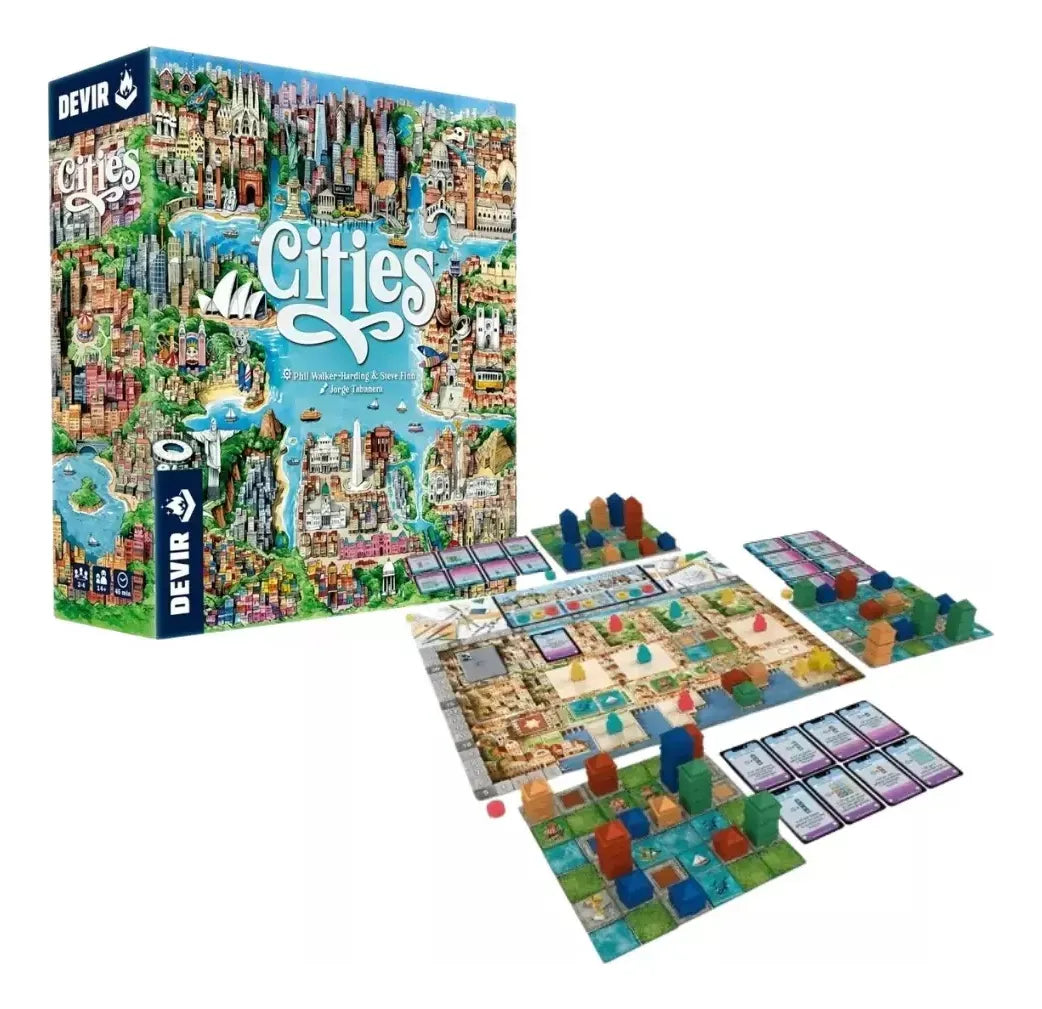 Juego De Mesa Cities Construcción Adultos
