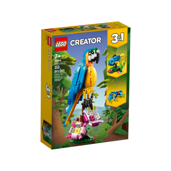 Lego Armatodo 3 En 1 Loro Exótico 253 Piezas Niños