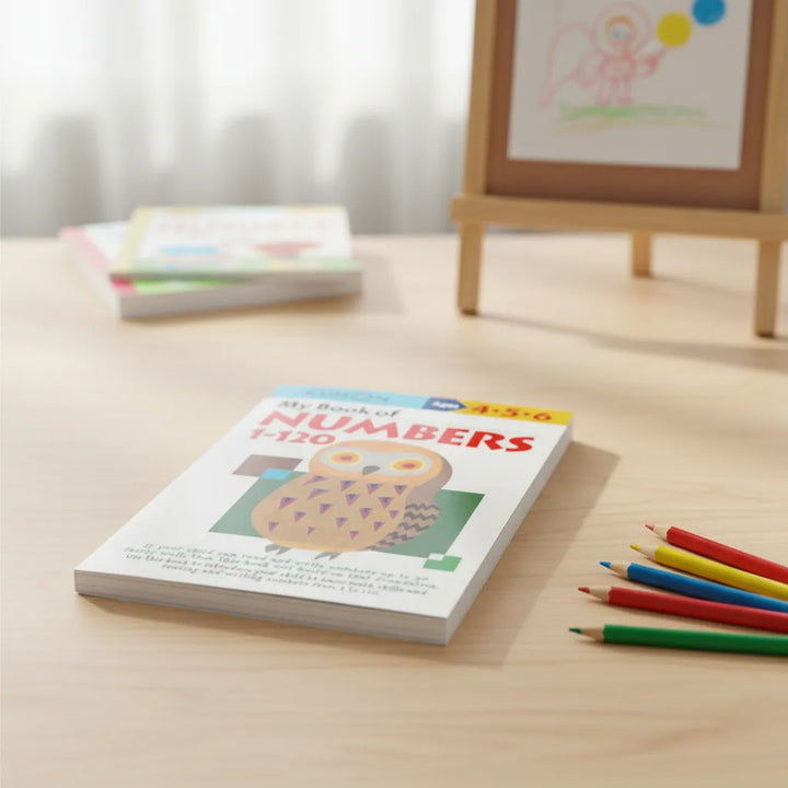 Libro Didáctico Kumon My Book Of Numbers 1-120 Para Niños