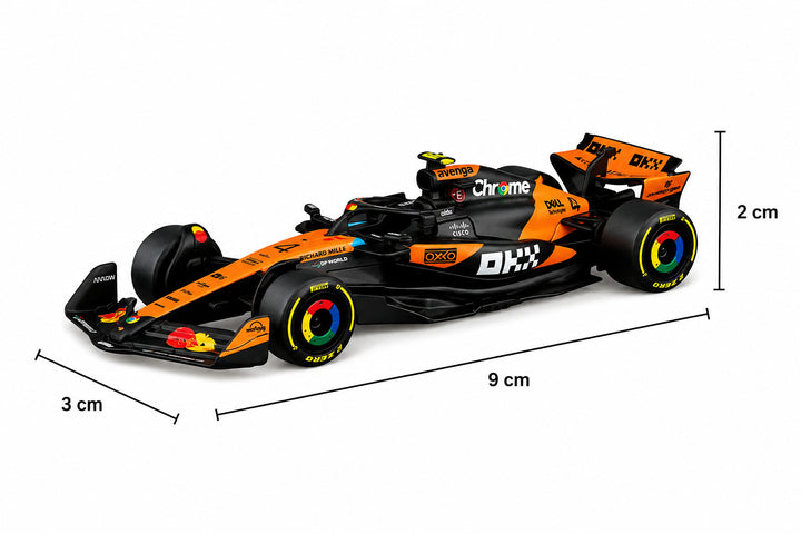 Carro A Escala 1/64 Race Formula Mclaren Mcl39