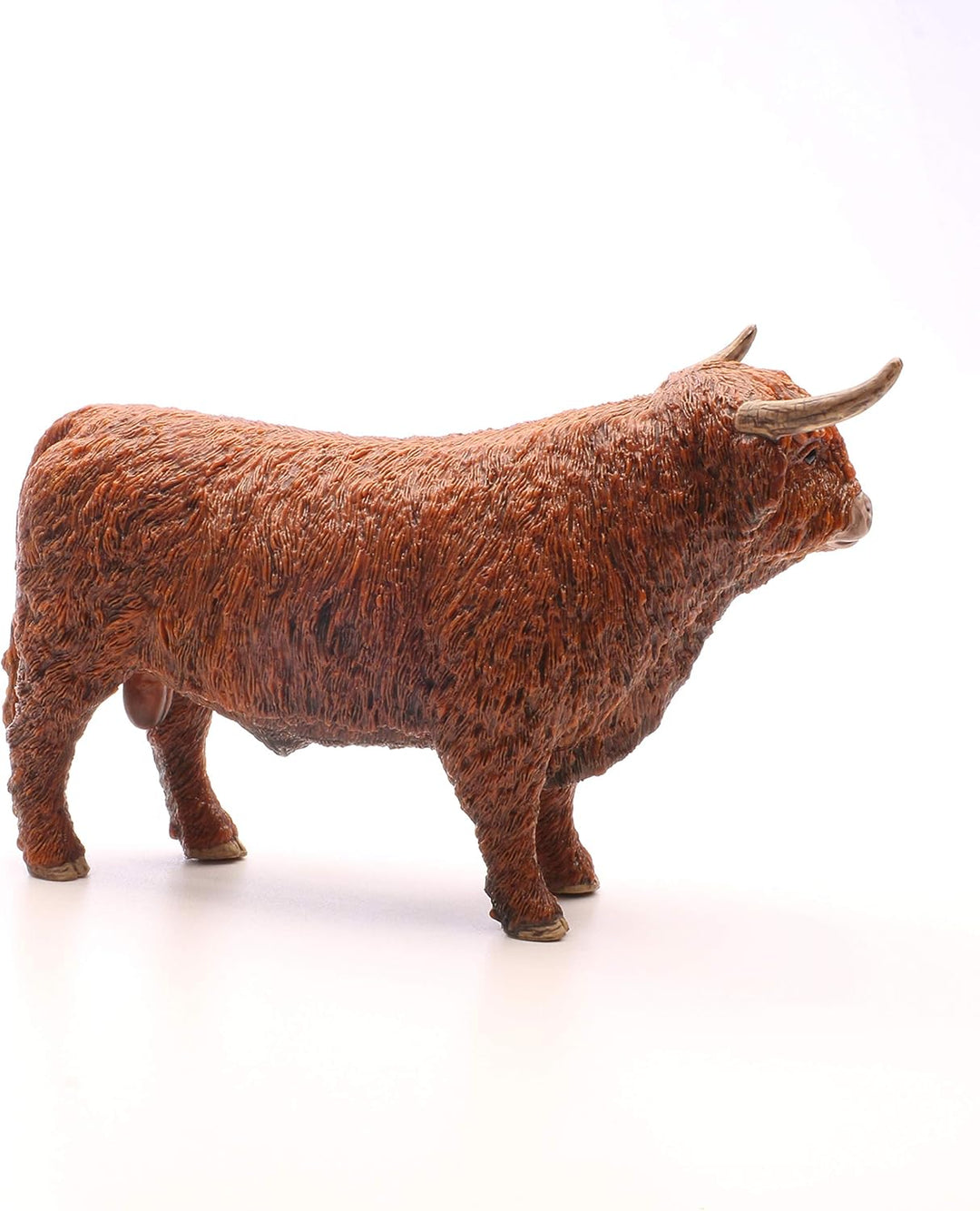 Figura Toro De Las Tierras Altas Pintada A Mano