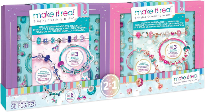 Set Pulseras Con Dijes Decorativas 56 Piezas Niñas