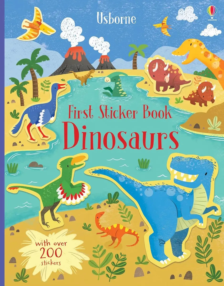 Libro Primer Libro De Stickers De Dinosaurios Para Niños